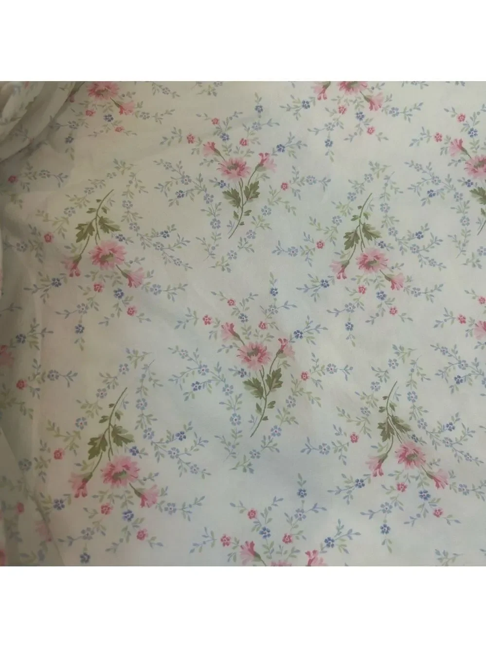 Lauren Ralph Lauren King Floral Sheet Set Cottage Core Farmhouse Cotton Pink